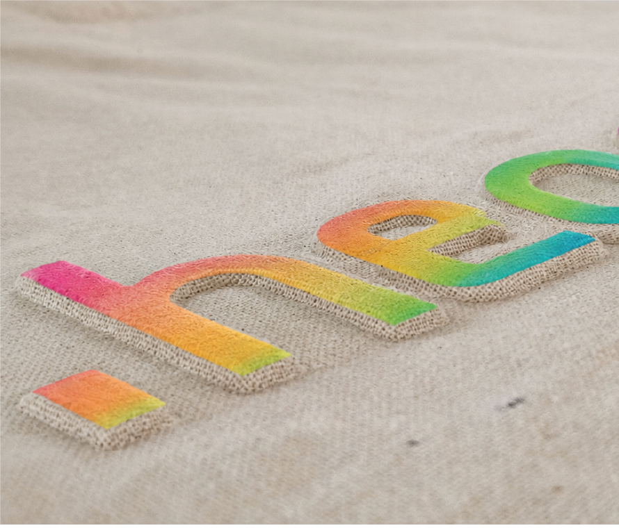 Emboss Vinyl Printing